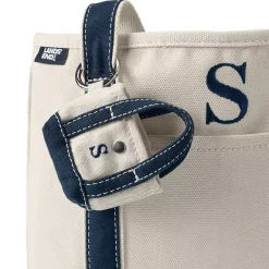 Pre-Monogrammed Letter A Micro Canvas Tote