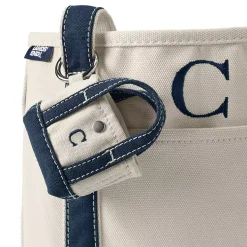 Pre-Monogrammed Letter A Micro Canvas Tote
