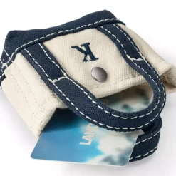 Pre-Monogrammed Letter A Micro Canvas Tote