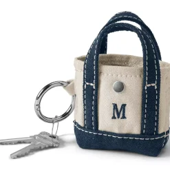 Pre-Monogrammed Letter A Micro Canvas Tote