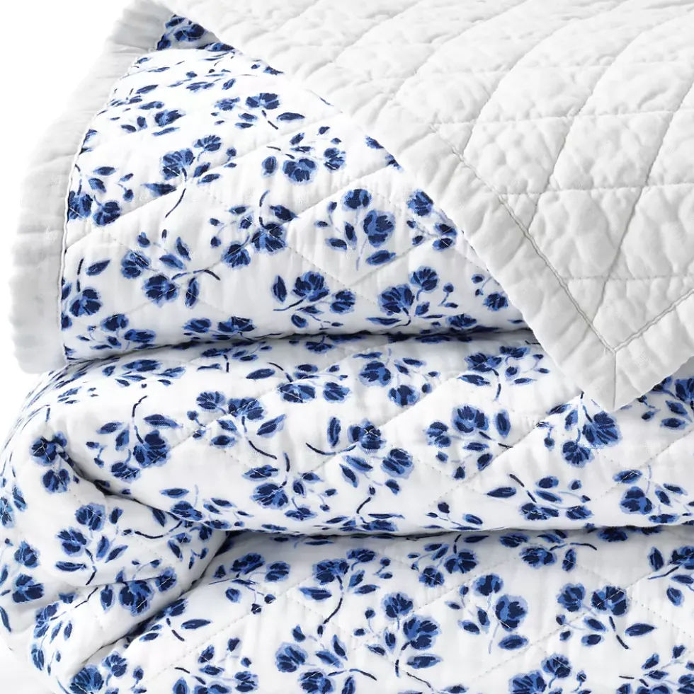 Printed Diamond Double Voile Quilt