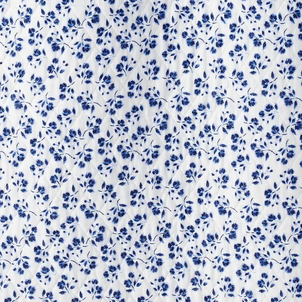 Printed Diamond Double Voile Quilt
