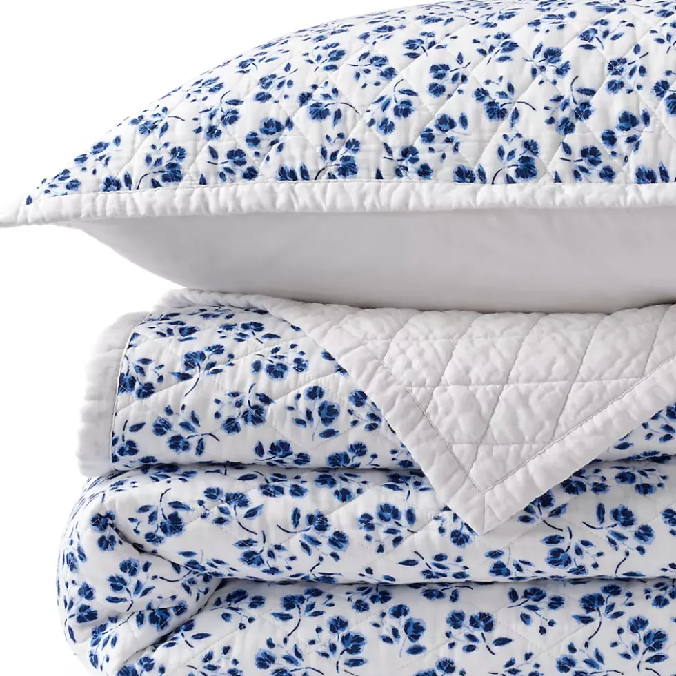 Printed Diamond Double Voile Quilt