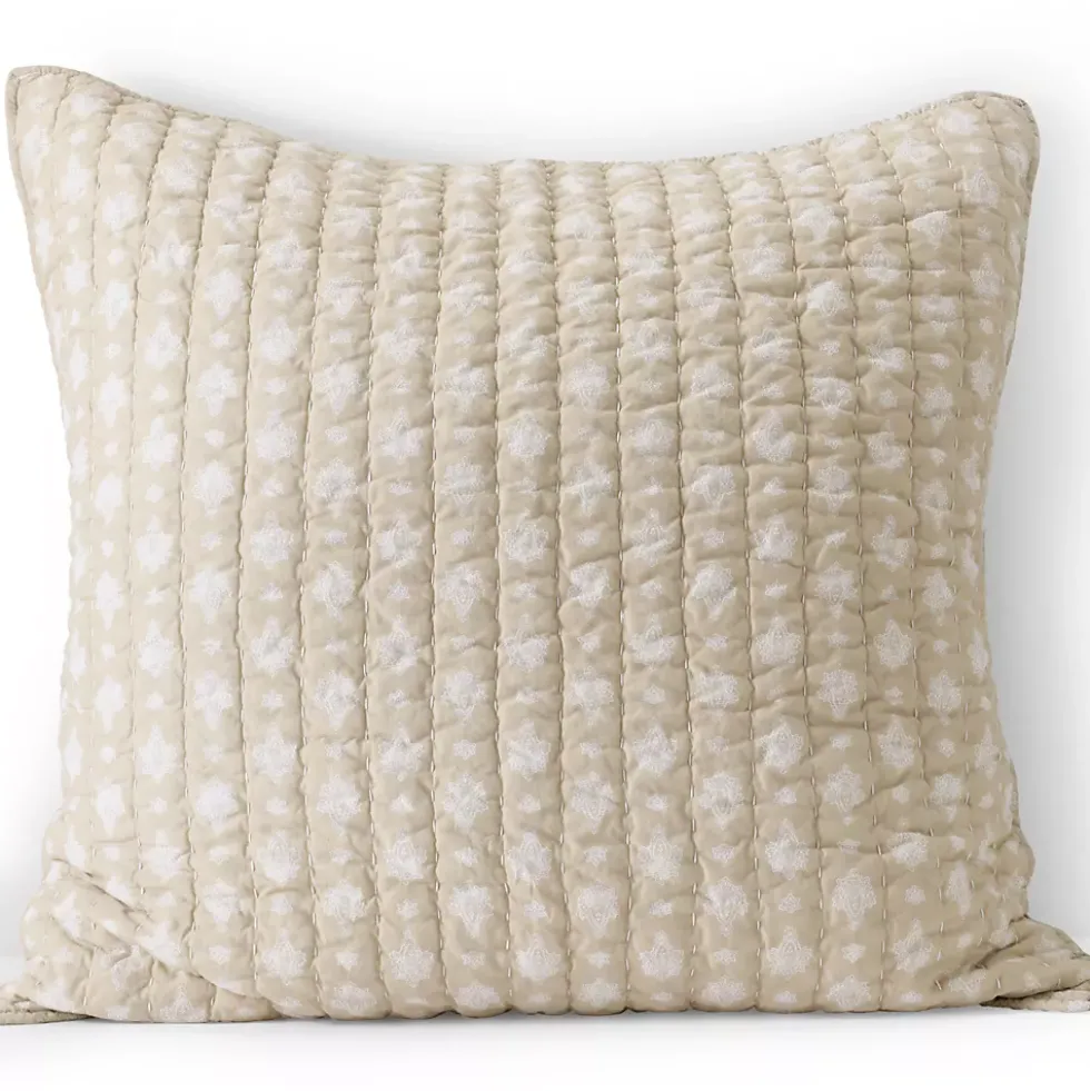 Printed Seed Stitch Sham