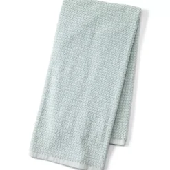 Quick-Dry Cotton Textured Gingham 6-Piece Towel Set