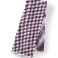 Quick-Dry Cotton Textured Gingham 6-Piece Towel Set