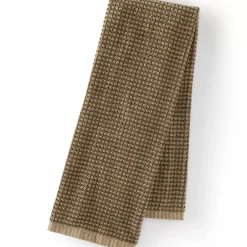 Quick-Dry Cotton Textured Gingham 6-Piece Towel Set