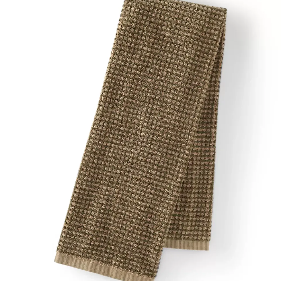 Quick-Dry Cotton Textured Gingham 6-Piece Towel Set