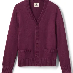 School Uniform Boys Cotton Modal Button Front Cardigan Sweater
