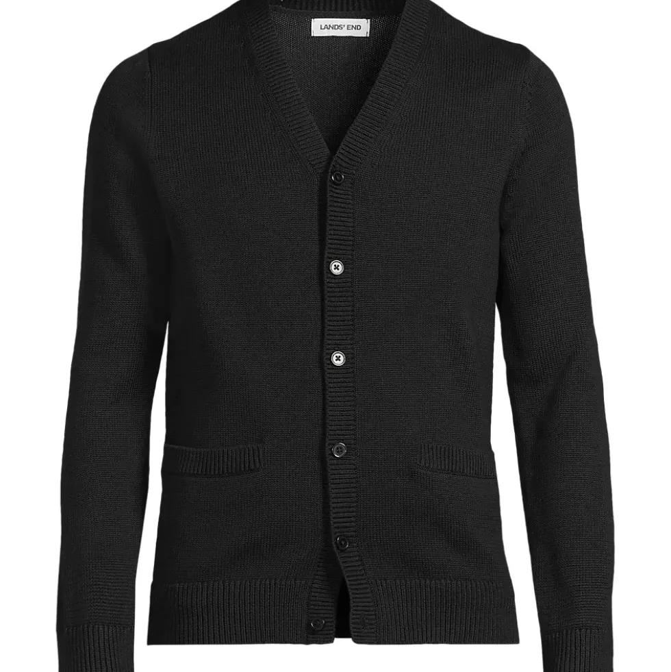School Uniform Boys Cotton Modal Button Front Cardigan Sweater