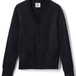 School Uniform Boys Cotton Modal Button Front Cardigan Sweater