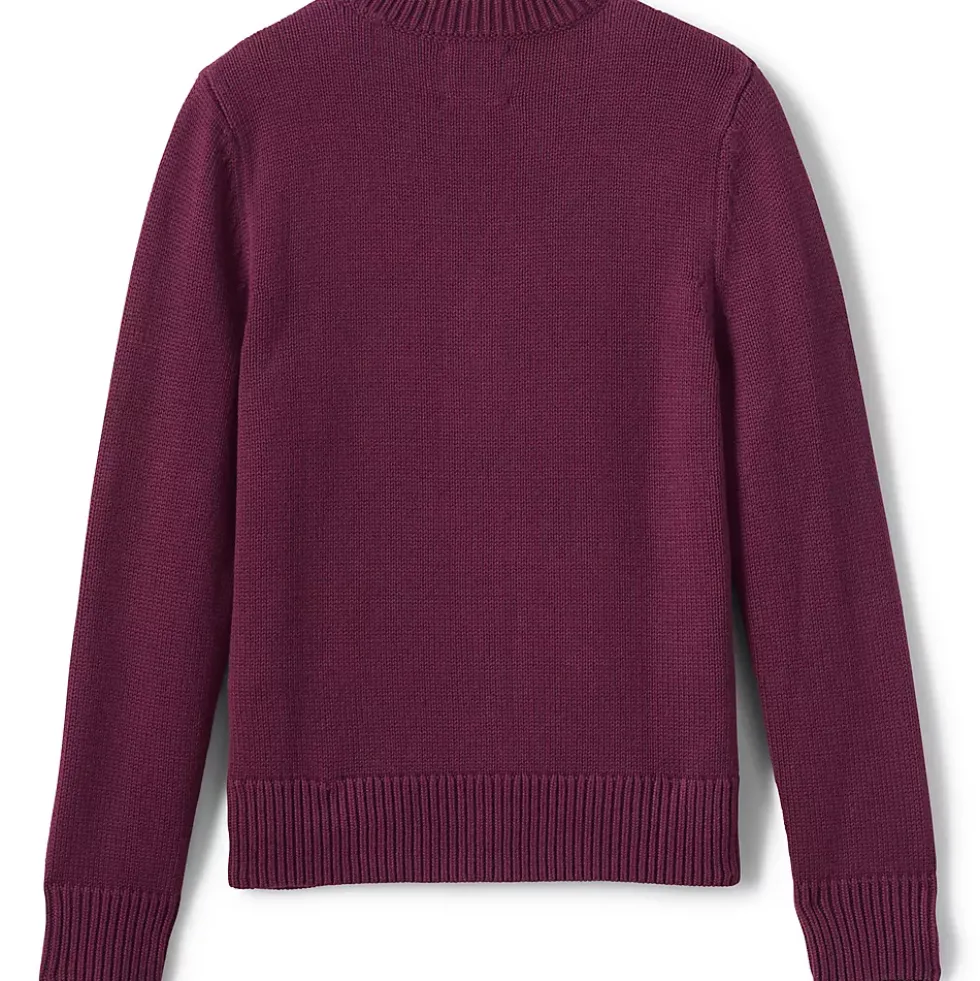 School Uniform Boys Cotton Modal Button Front Cardigan Sweater