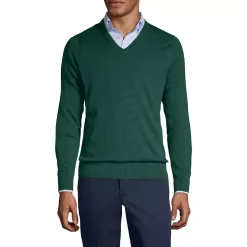 School Uniform Boys Cotton Modal Fine Gauge V-neck Sweater