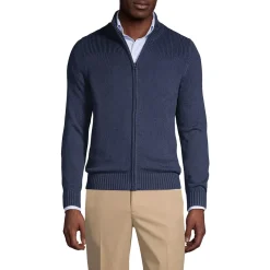 School Uniform Boys Cotton Modal Zip Front Cardigan Sweater
