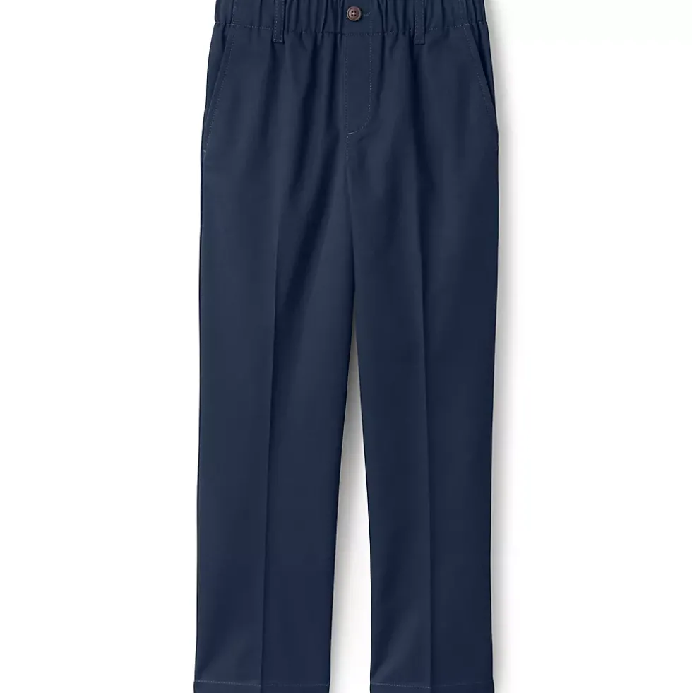 School Uniform Boys Elastic Waist Pull-On Chino Pants