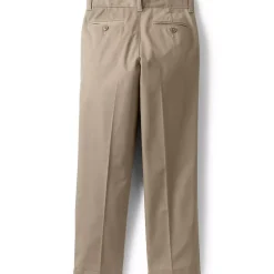 School Uniform Boys Iron Knee Blend Plain Front Chino Pants