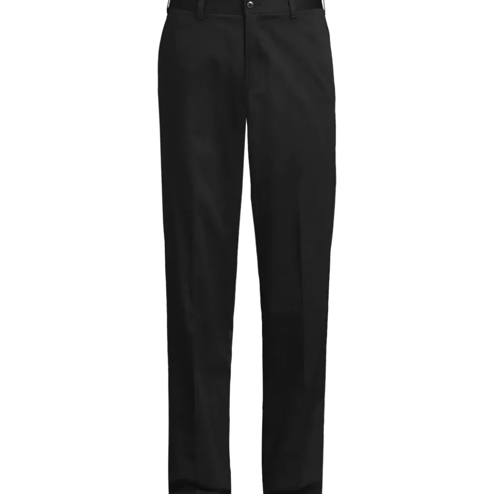 School Uniform Boys Iron Knee Blend Plain Front Chino Pants