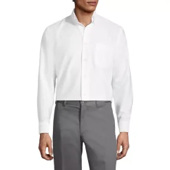 School Uniform Boys Long Sleeve Solid Oxford Dress Shirt
