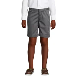 School Uniform Boys Plain Front Blend Chino Shorts