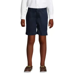School Uniform Boys Plain Front Blend Chino Shorts