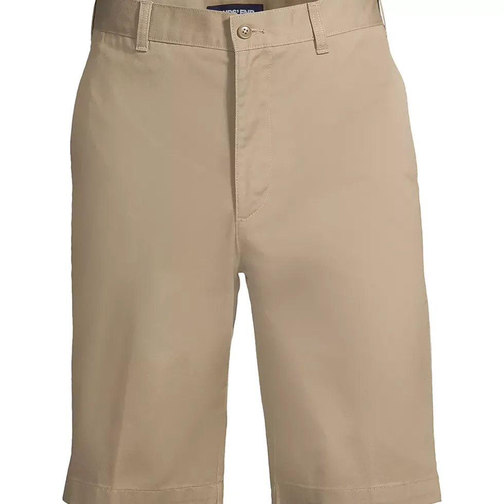 School Uniform Boys Plain Front Blend Chino Shorts