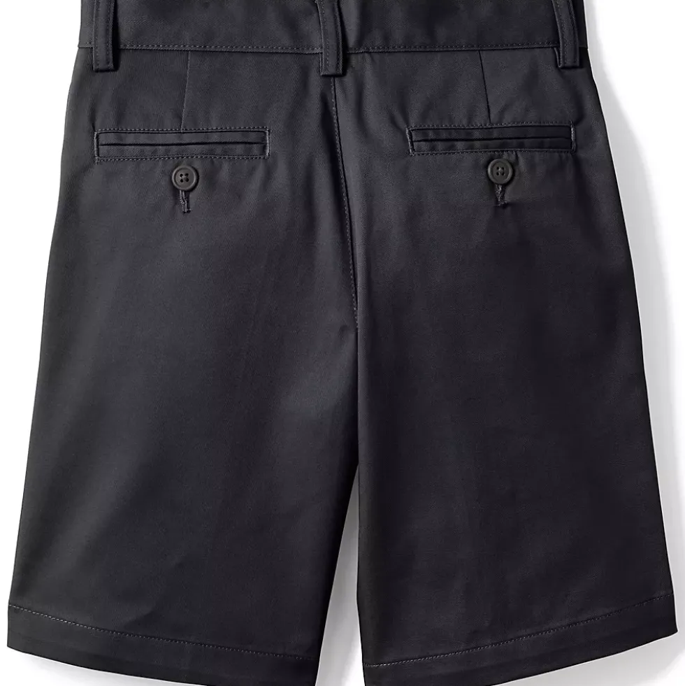 School Uniform Boys Plain Front Blend Chino Shorts