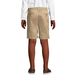 School Uniform Boys Plain Front Blend Chino Shorts