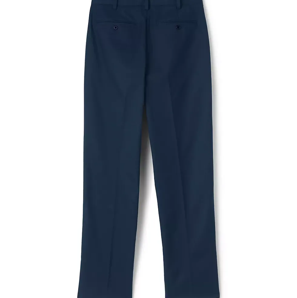 School Uniform Boys Plain Front Dress Pants