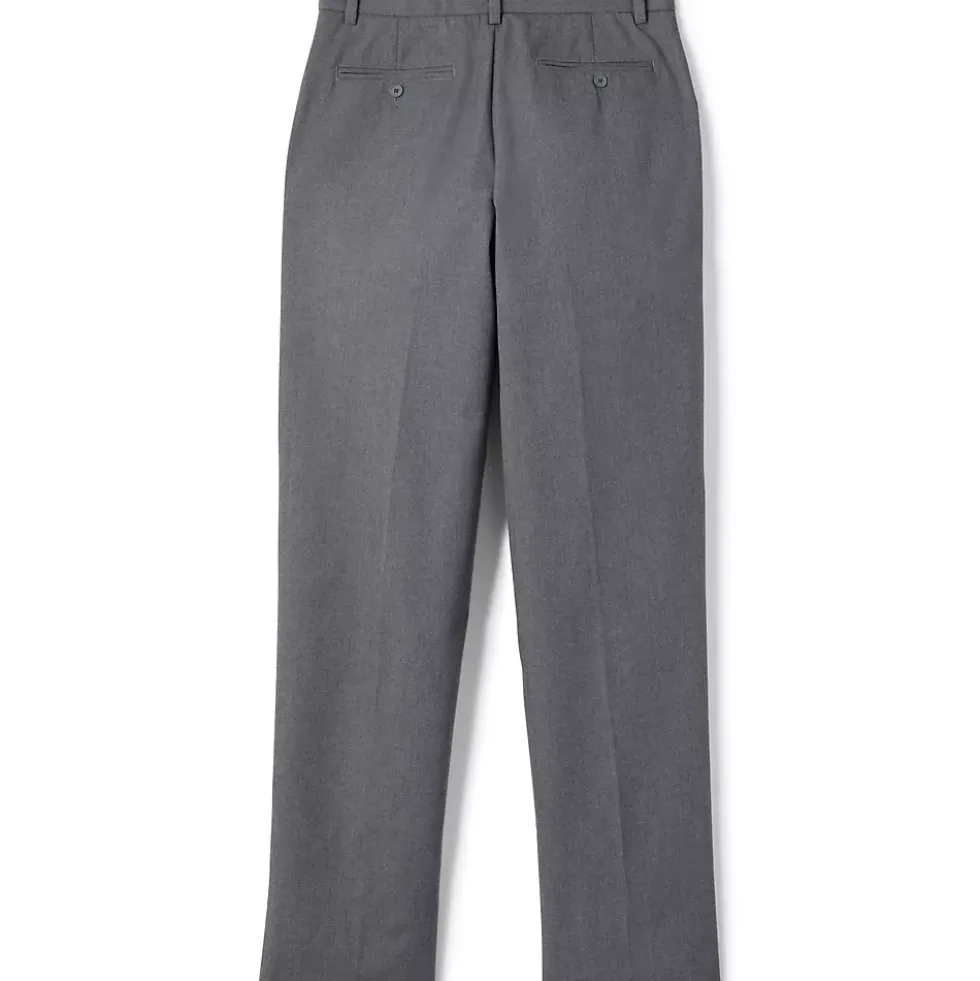 School Uniform Boys Plain Front Dress Pants