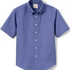School Uniform Boys Short Sleeve Oxford Dress Shirt
