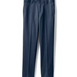 School Uniform Boys Tailored Fit Blend Iron Knee Plain Front Pants