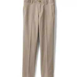 School Uniform Boys Tailored Fit Blend Iron Knee Plain Front Pants