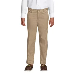 School Uniform Boys Tailored Fit Blend Iron Knee Plain Front Pants