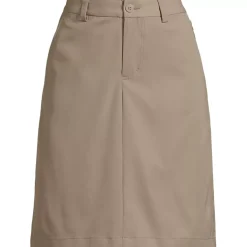 School Uniform Girls Active Performance Chino Skort Top of the Knee