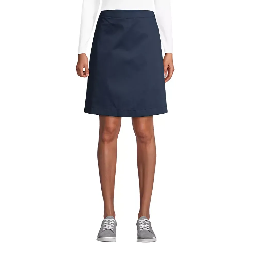 School Uniform Girls Blend Chino Skort Above Knee