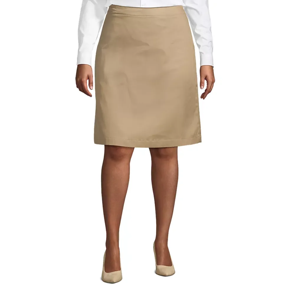 School Uniform Girls Blend Chino Skort Top of Knee