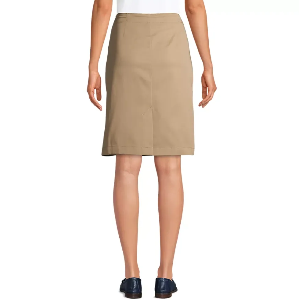 School Uniform Girls Blend Chino Skort Top of Knee