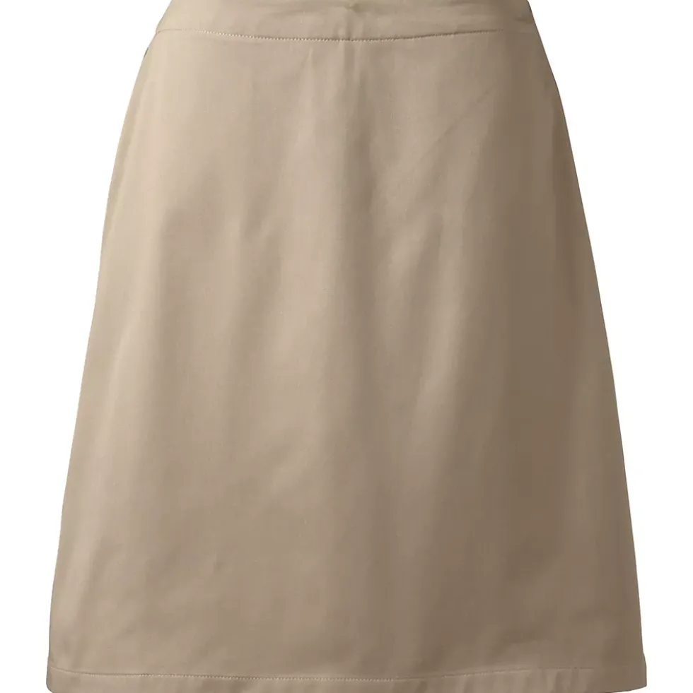 School Uniform Girls Blend Chino Skort Top of Knee