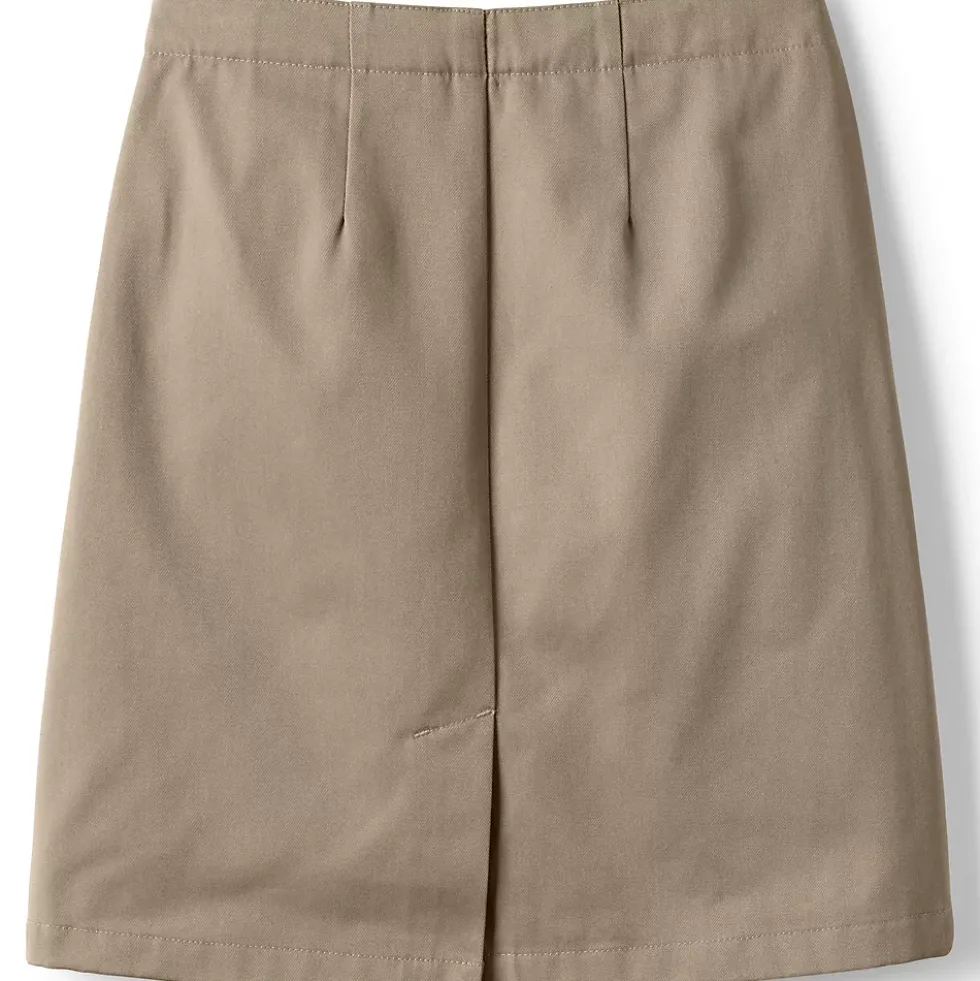 School Uniform Girls Blend Chino Skort Top of Knee