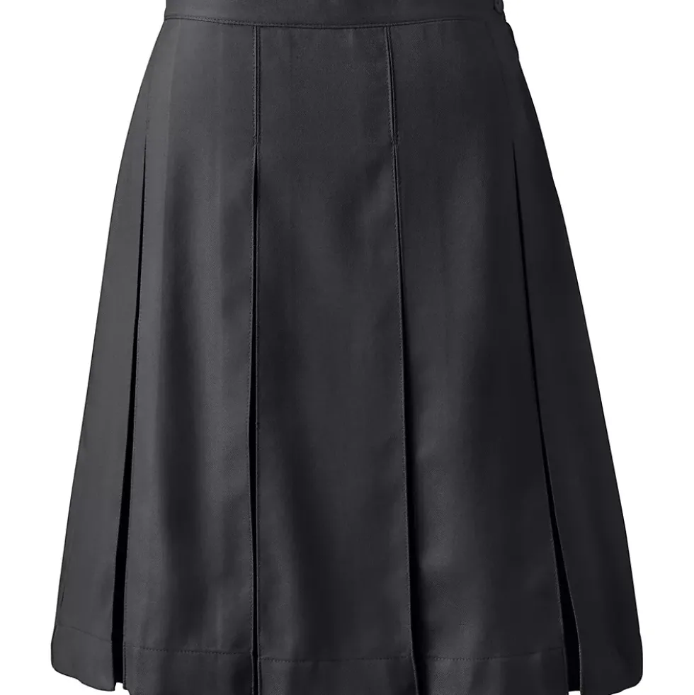 School Uniform Girls Box Pleat Skirt Top of Knee