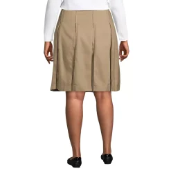 School Uniform Girls Box Pleat Skirt Top of Knee
