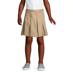 School Uniform Girls Box Pleat Skirt Above the Knee