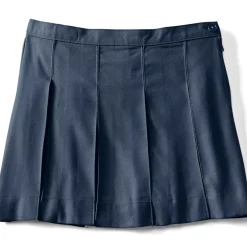 School Uniform Girls Box Pleat Skirt Above the Knee