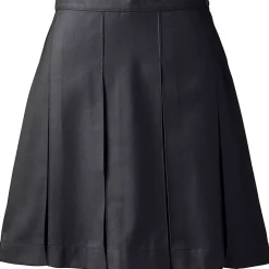 School Uniform Girls Box Pleat Skirt Above the Knee