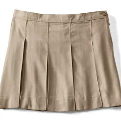School Uniform Girls Box Pleat Skirt Above the Knee