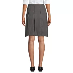 School Uniform Girls Box Pleat Skirt Above the Knee