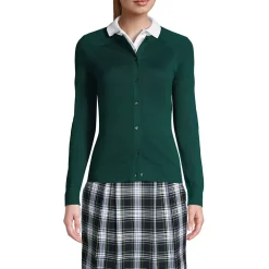 School Uniform Girls Cotton Modal Cardigan Sweater