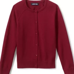 School Uniform Girls Cotton Modal Cardigan Sweater