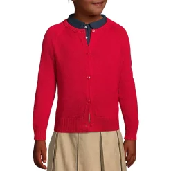 School Uniform Girls Cotton Modal Cardigan Sweater