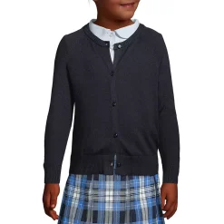 School Uniform Girls Cotton Modal Cardigan Sweater